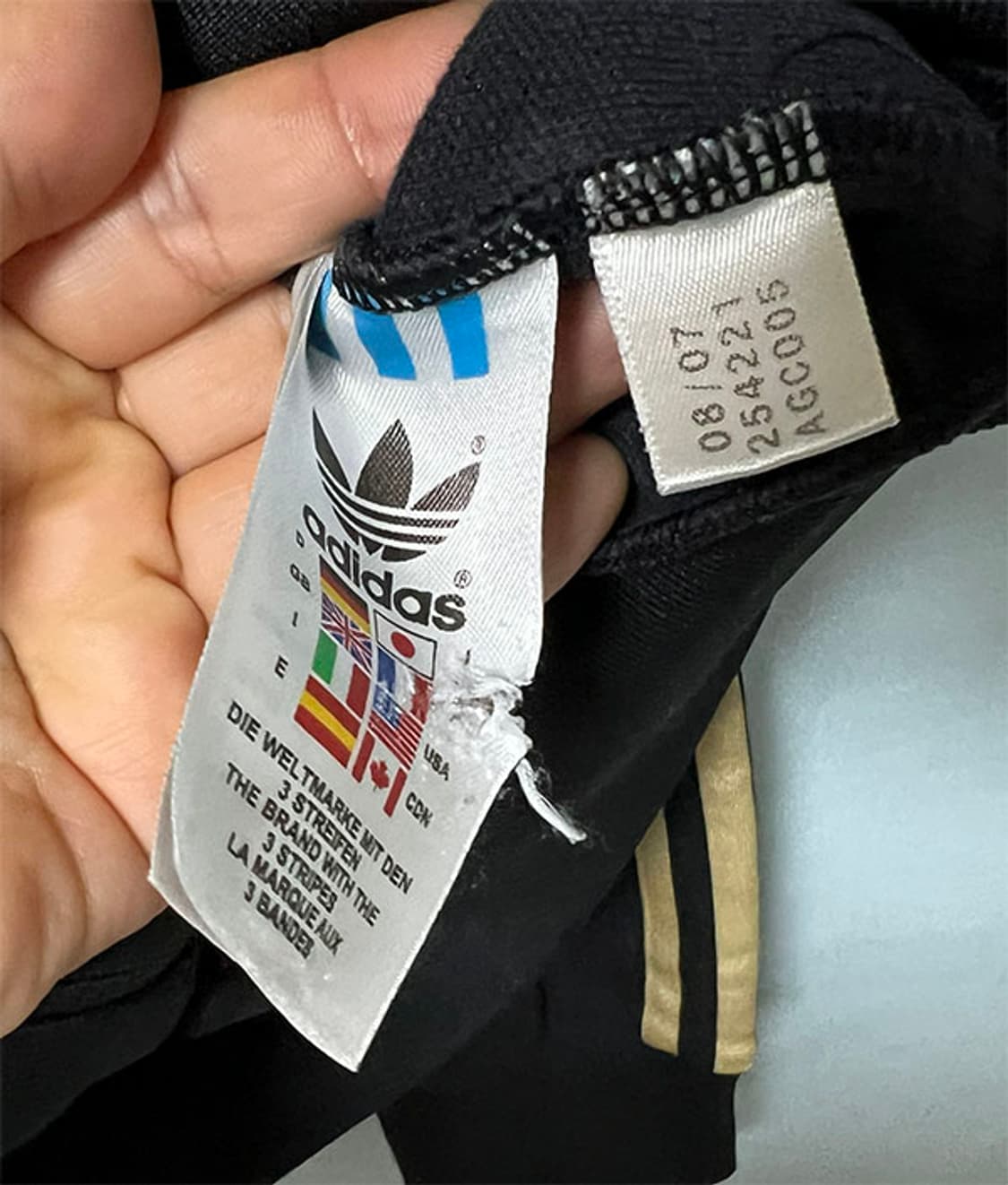 아디다스 베켄바우어 83-C 블랙골드 남자트랙탑 춘추 캐주얼 L 100  상품이미지5