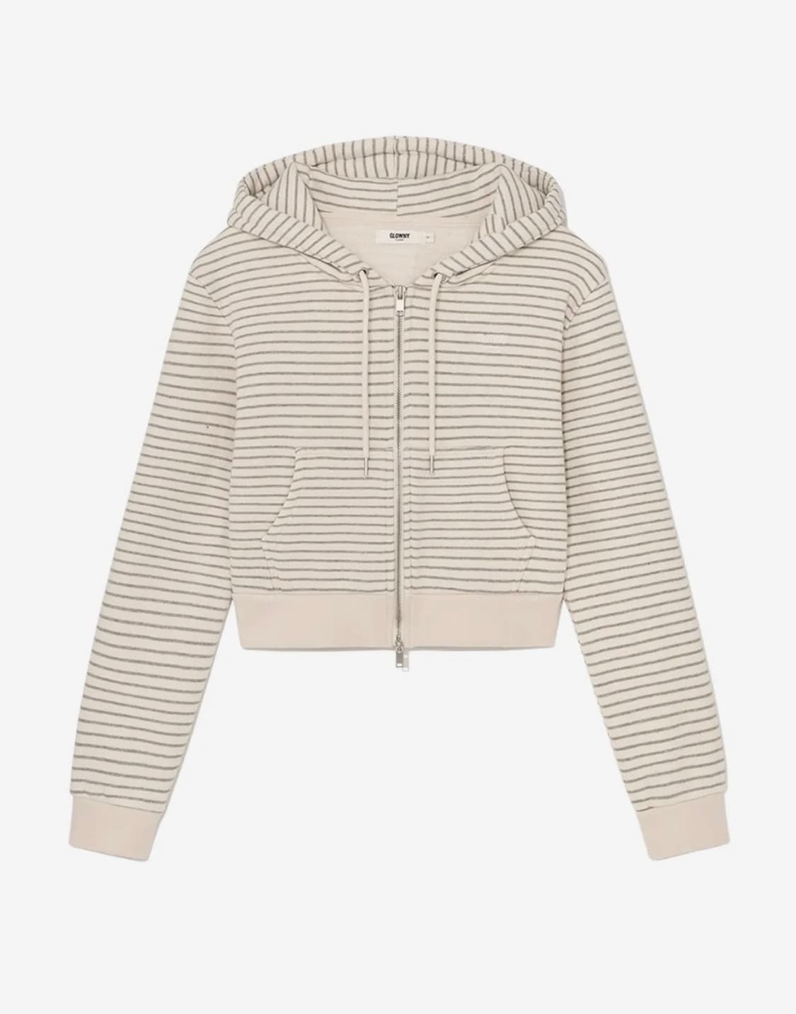 글로니 스트라이프 후드집업 상품이미지1