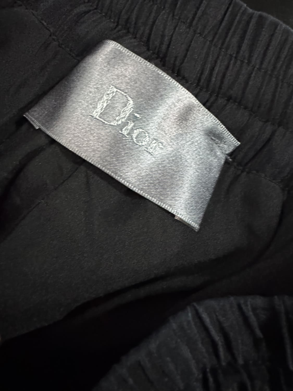 여성 디올 Dior 커스텀 트레이닝 헤링본 밴딩 와이드 팬츠 상품이미지3