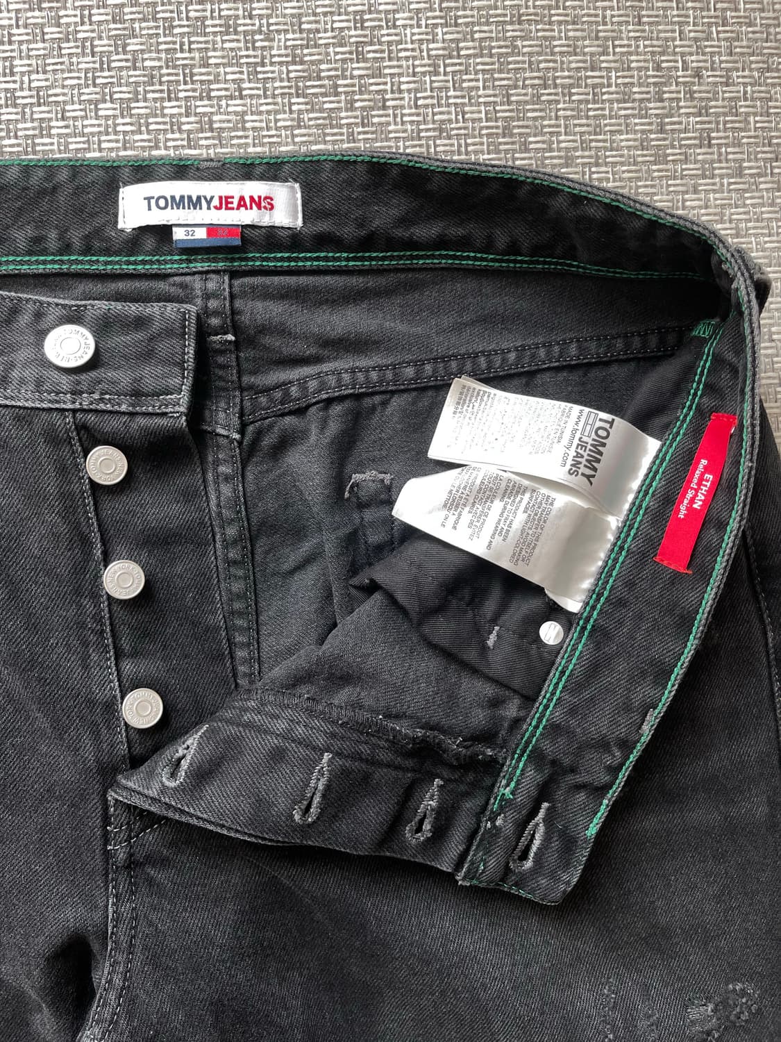 디스트로이드 블랙진 RELAXED STRAIGHT 32 상품이미지4