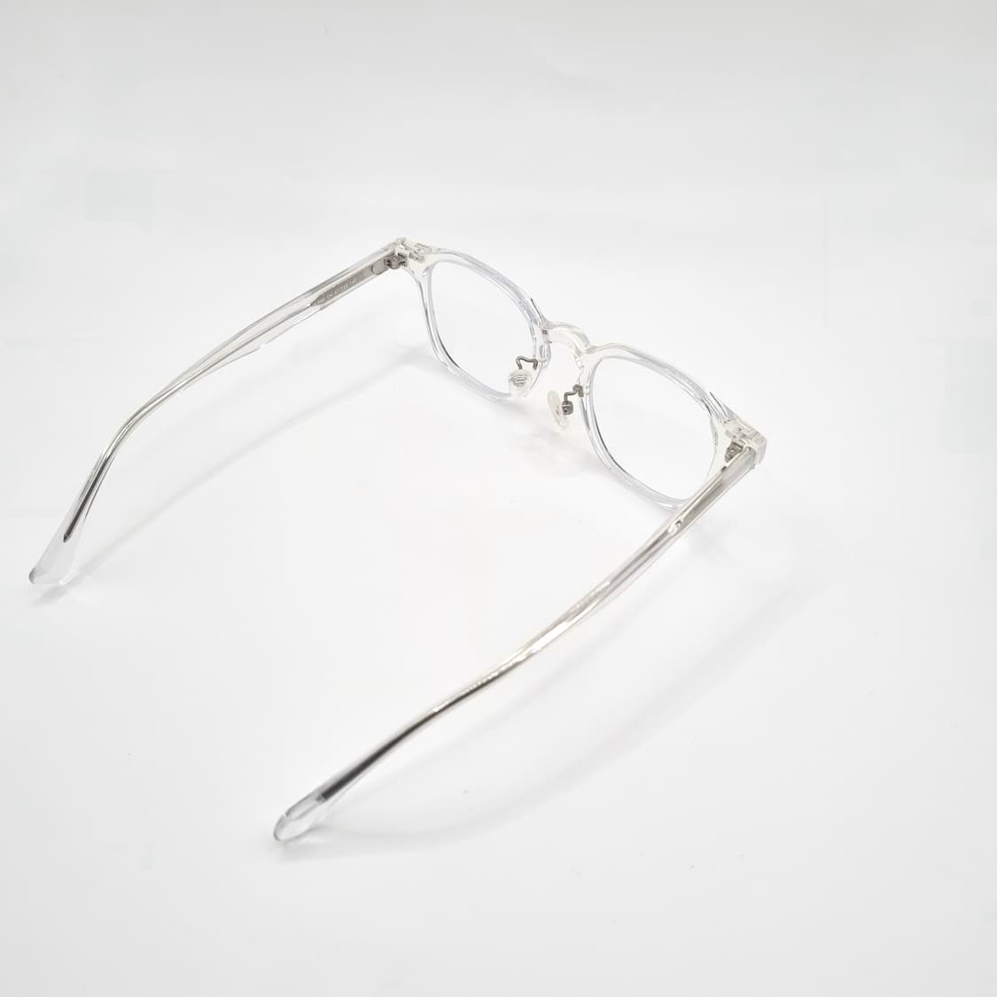 오피스 클리어 코받침있는 뿔테 사각 블루라이트 렌즈 301 상품이미지6