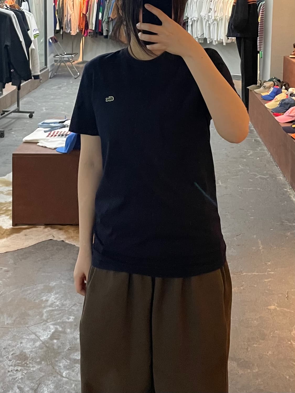 라코스테 크루넥 네이비 반팔 H2553 상품이미지1