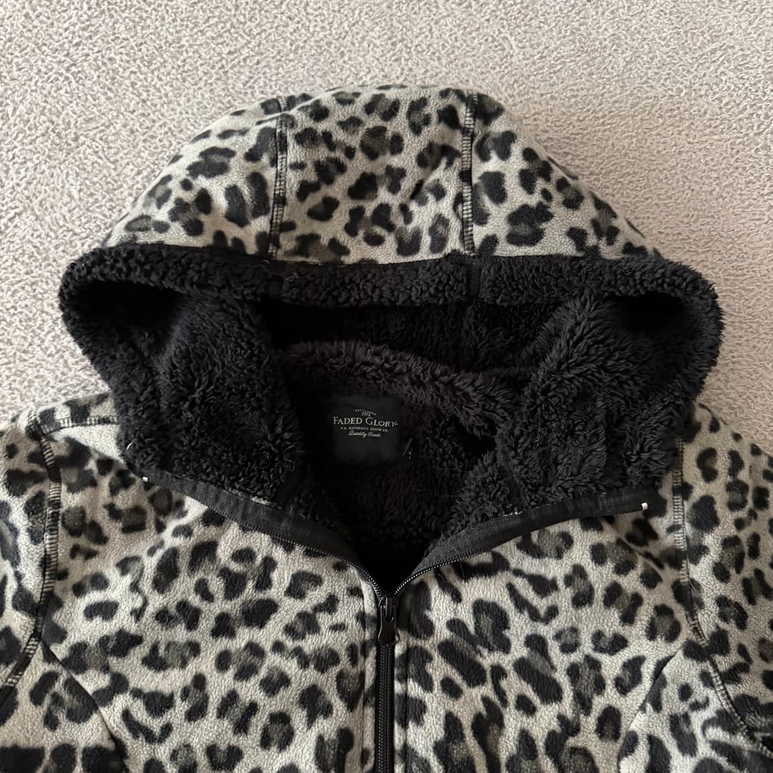 Leopard hoodie 상품이미지3