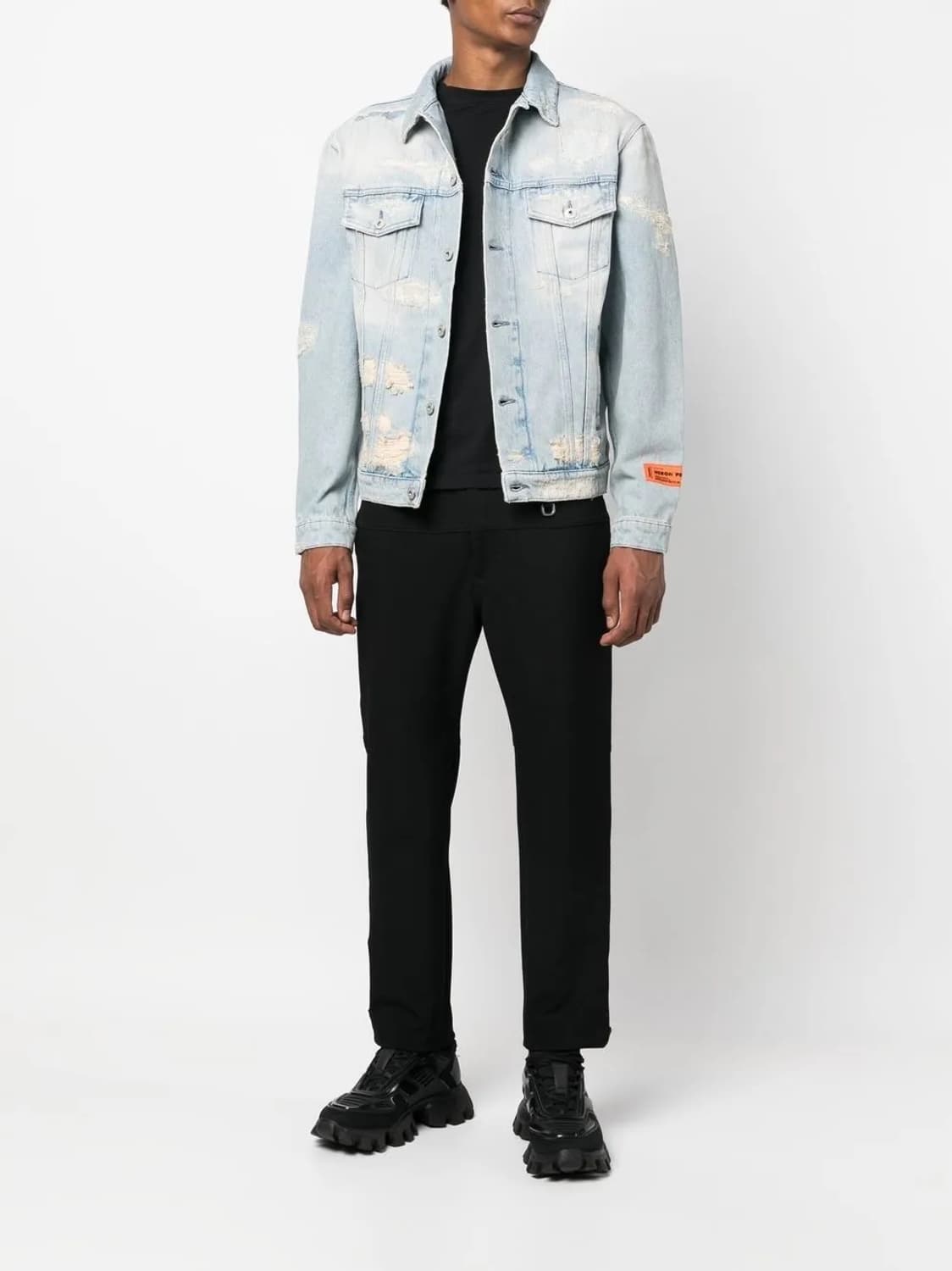 HERON PRESTON 디스트레스드 데님 상품이미지1