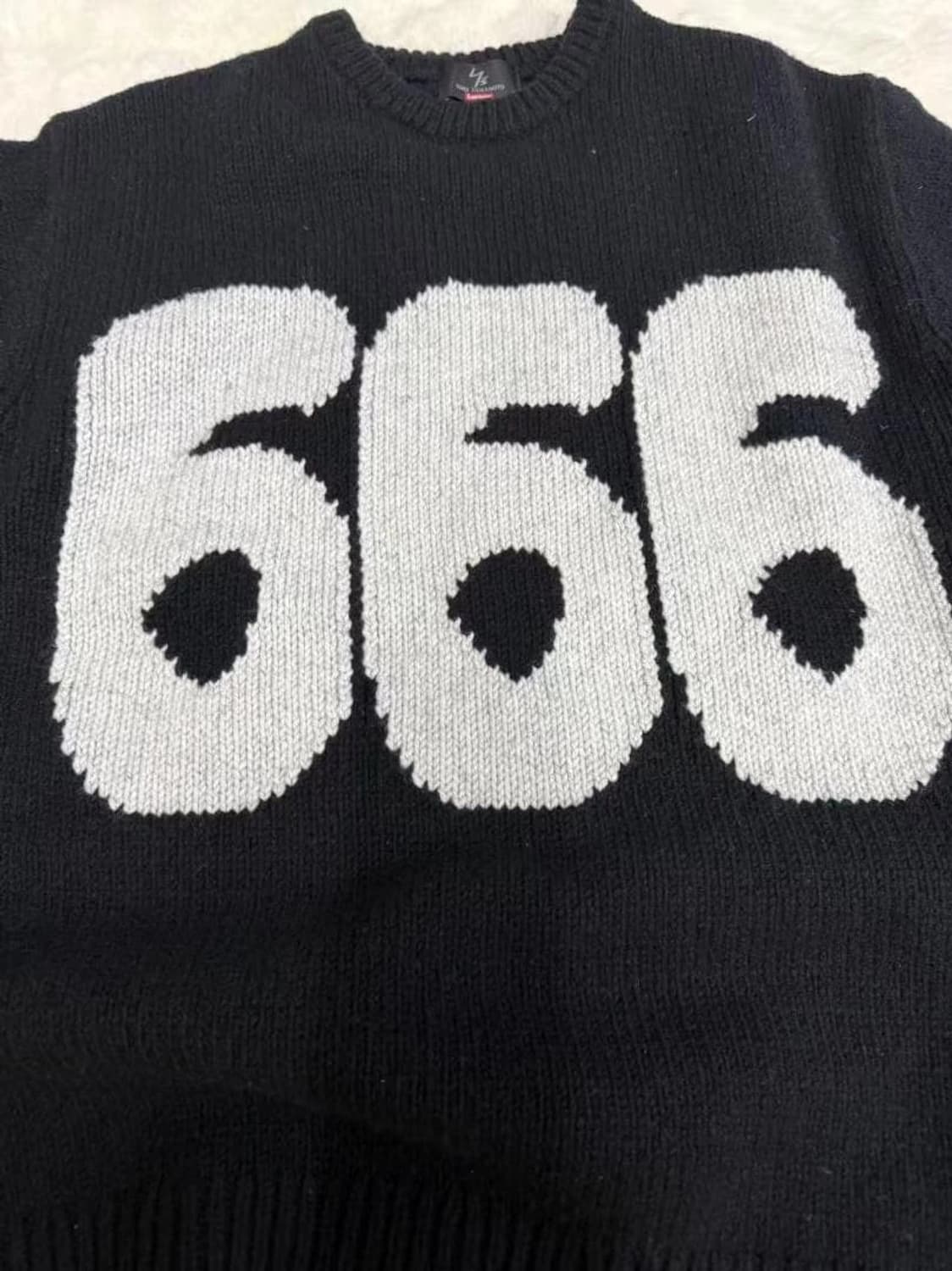 슈프림 X Y's 바이 요지 야마모토 스웨터 블랙 상품이미지4