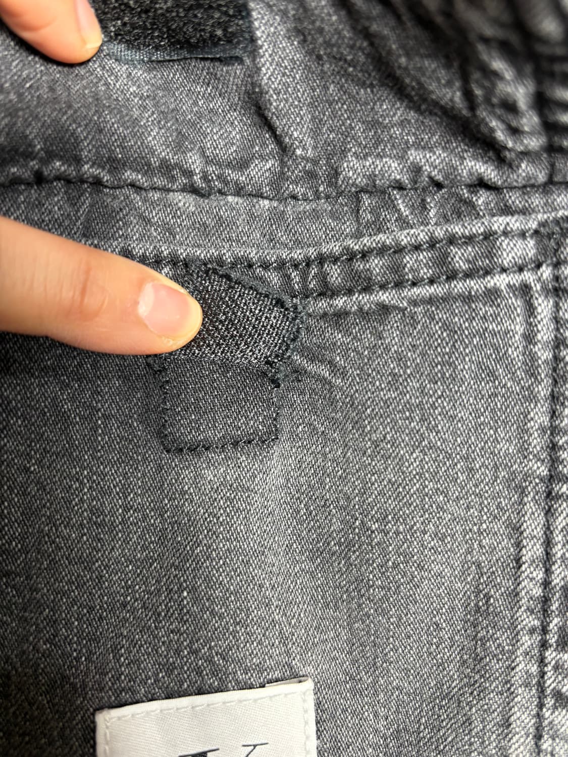 캘빈 클라인 흑청 데님 셔츠 상품이미지8