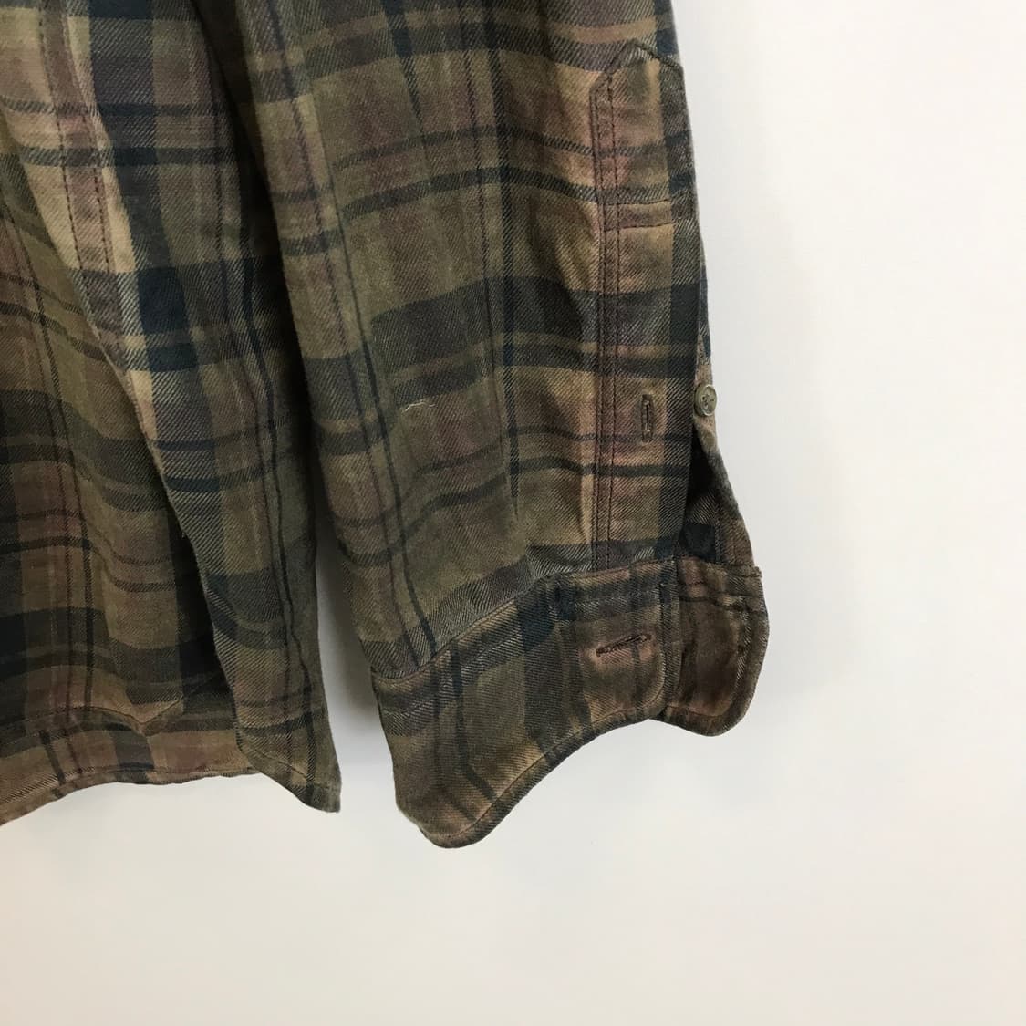 시리즈 Series 가먼트다잉 체크셔츠 [110사이즈] 상품이미지3