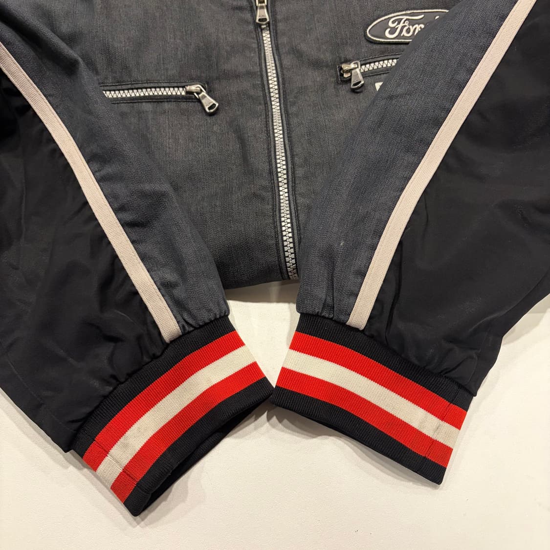 [XL] 00s FUBU 후부 머스탱 레이싱 자켓 점퍼 B232 상품이미지7