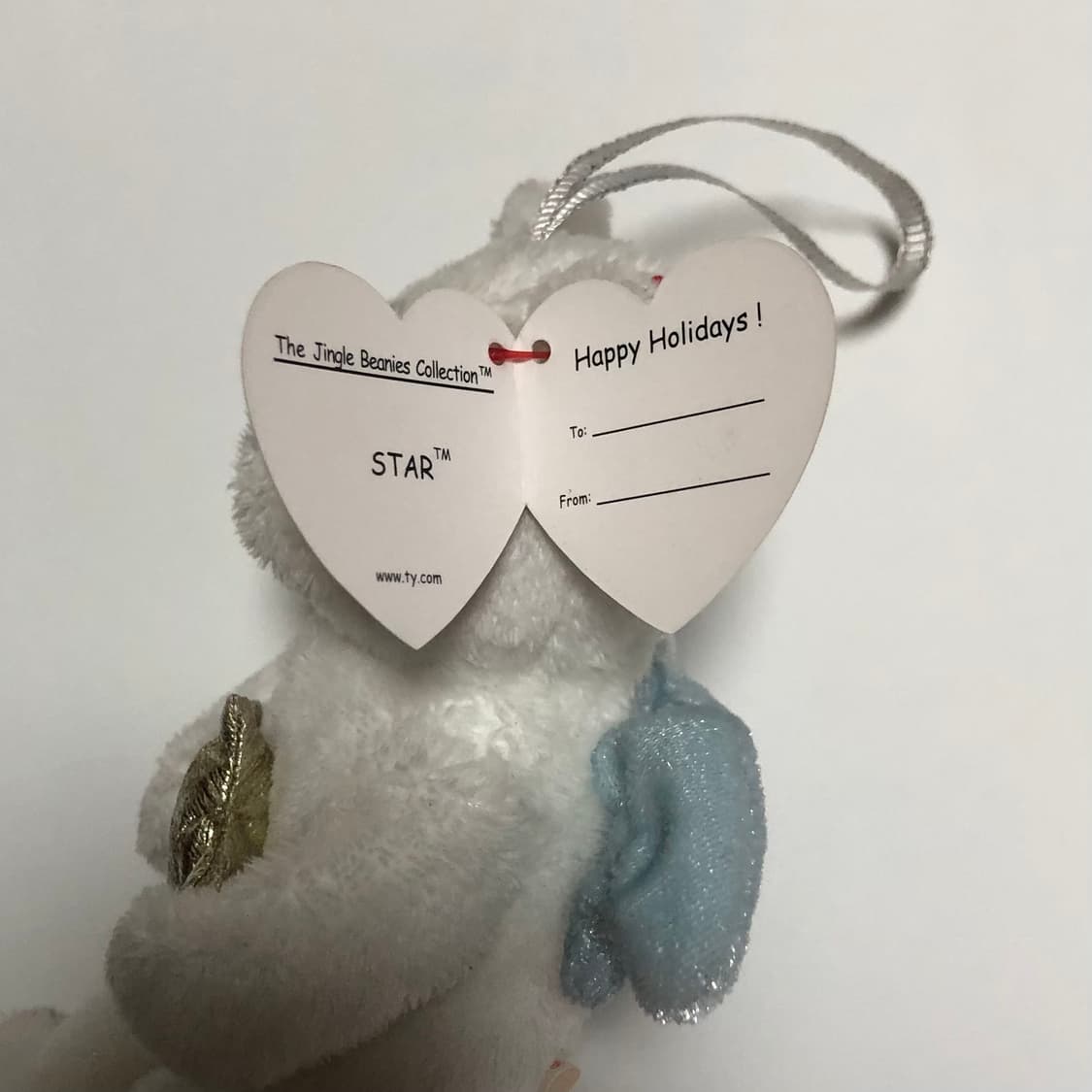 빈티지 ty beanie 천사 별 날개 곰인형 베어 오너먼트 키링 상품이미지6