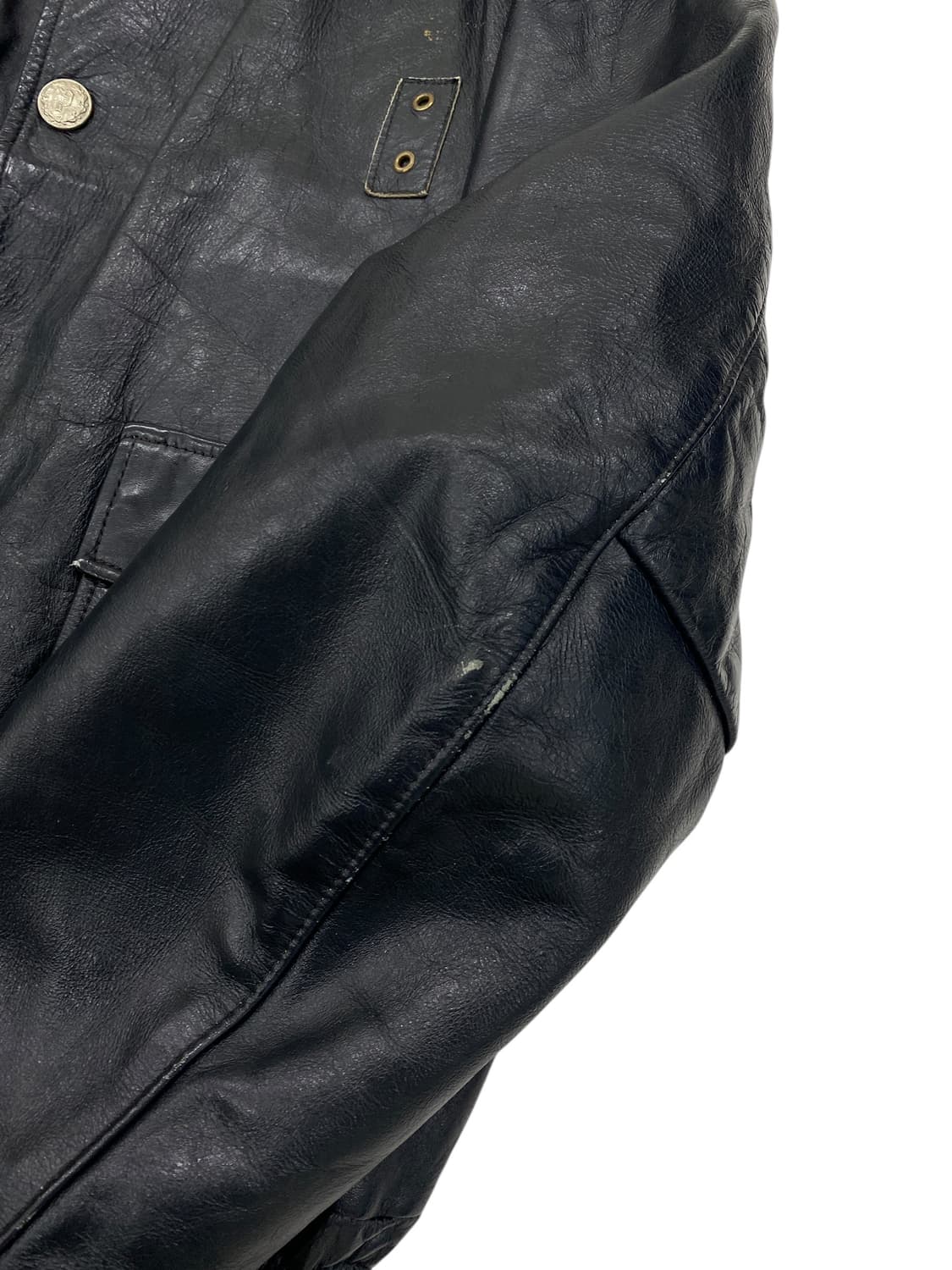 5-60's 시카고 폴리스 레더 자켓 상품이미지6