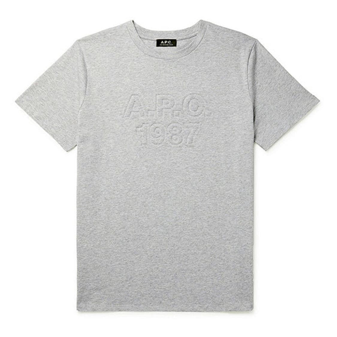 아페쎄 a.p.c / 레이즈로고 반팔티셔츠 그레이 / L 상품이미지7