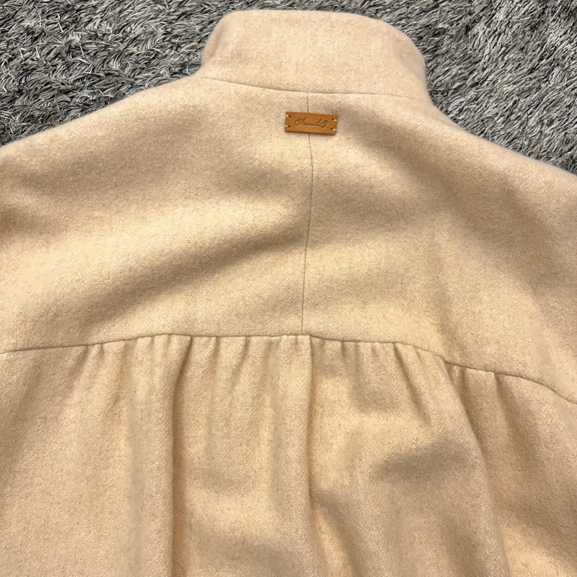 써스데이아일랜드 여성 울 하프넥 코트 90 (M 상품이미지4