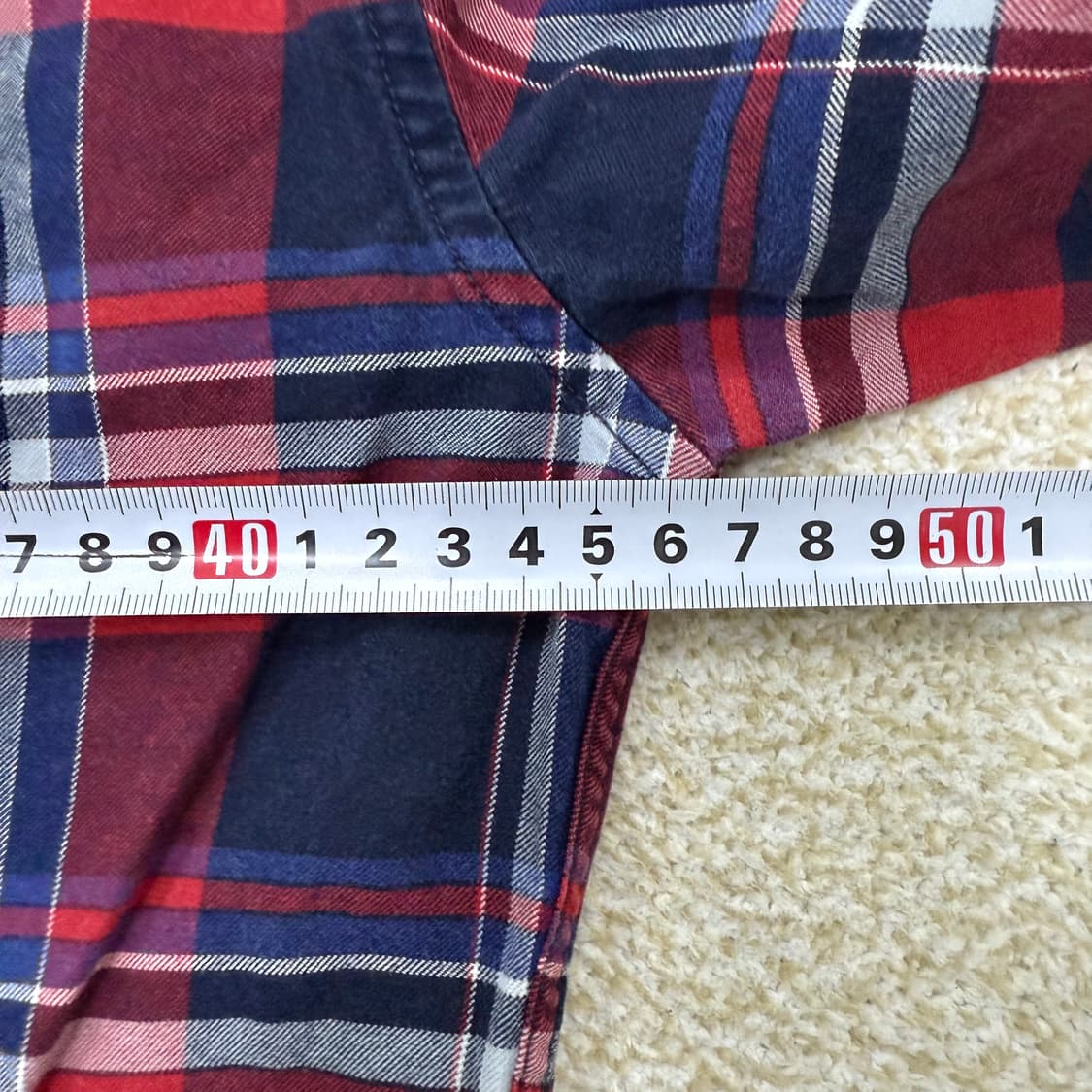 [38] 라코스테 슬림핏 체크셔츠 0115T1 상품이미지5