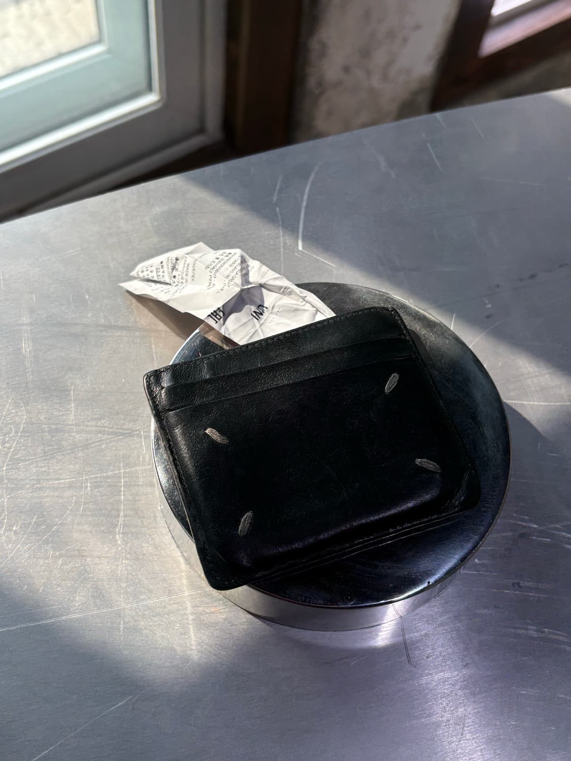 메종마르지엘라 레더 카드 홀더 지갑 상품이미지1