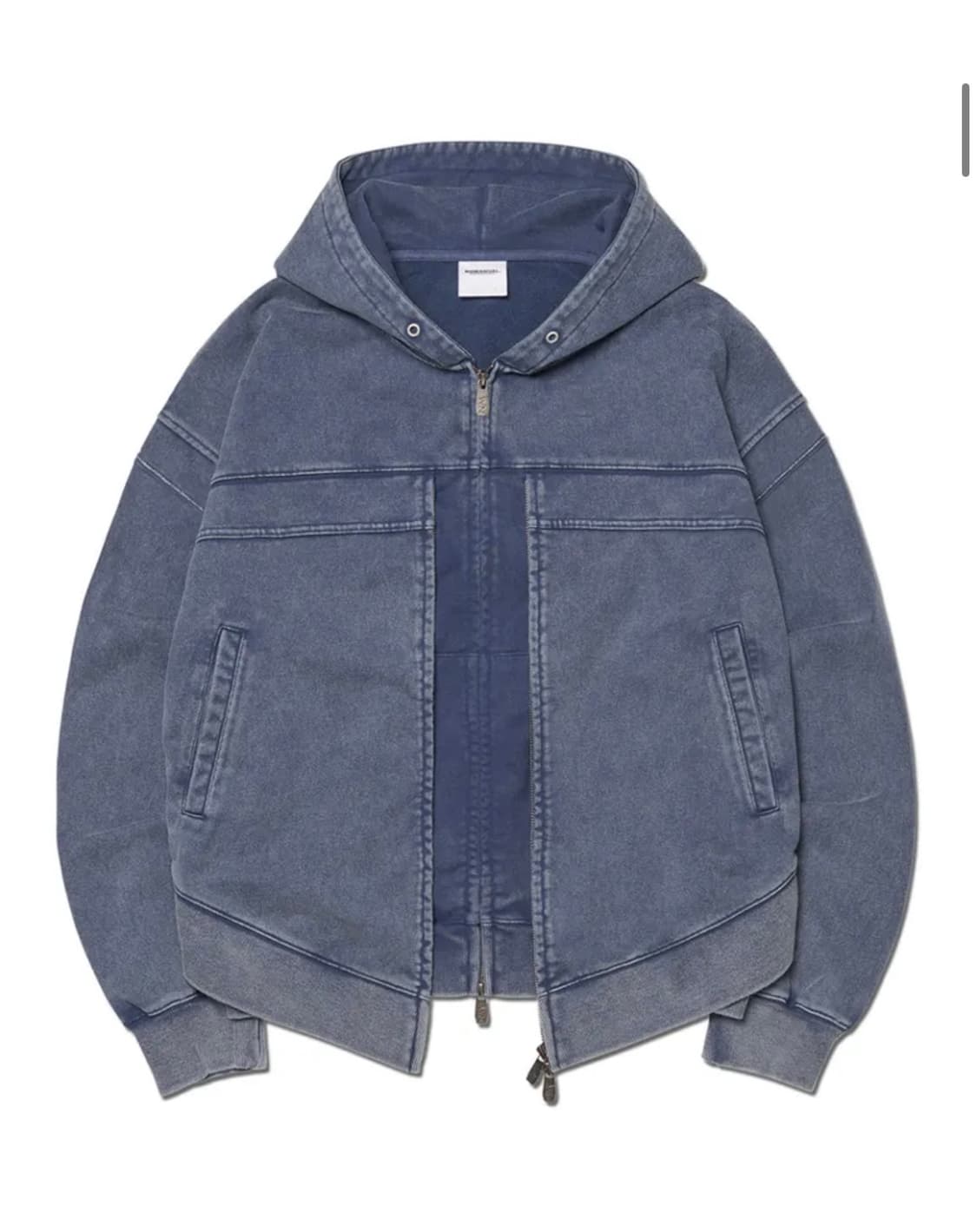 (새상품)(L)노메뉴얼 VINTAGE LAYER HOODED ZIP-UP 상품이미지2