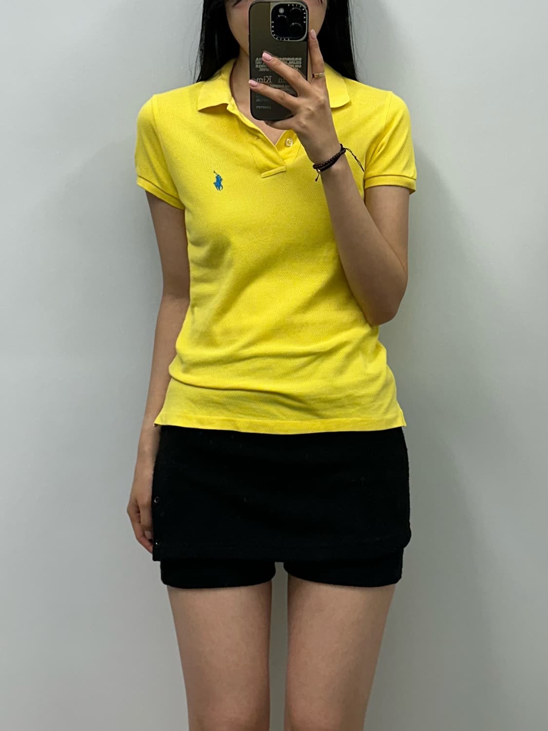 폴로 랄프로렌 옐로우 pk 반팔 카라티 상품이미지1