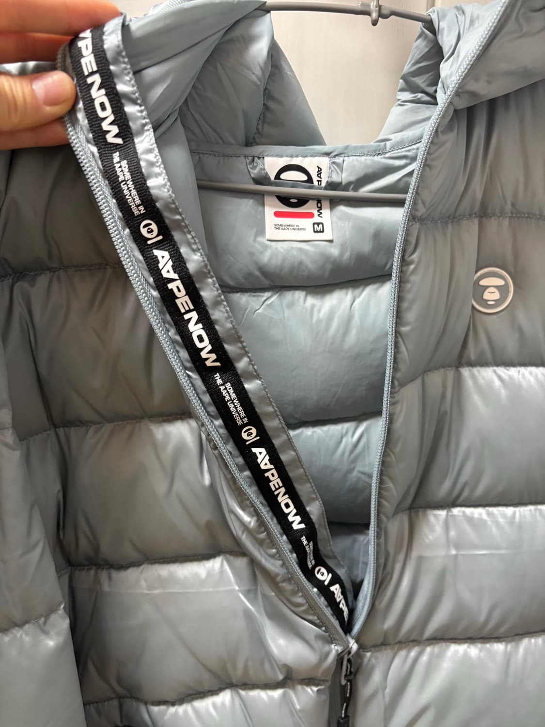 aape 에이프 경량패딩 M 사이즈 상품이미지7