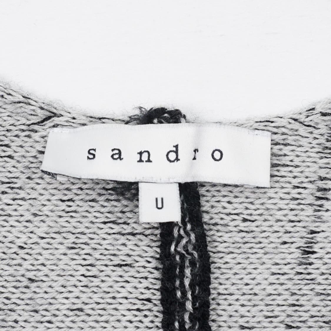 산드로 판초핏 울 니트 FREE 상품이미지5