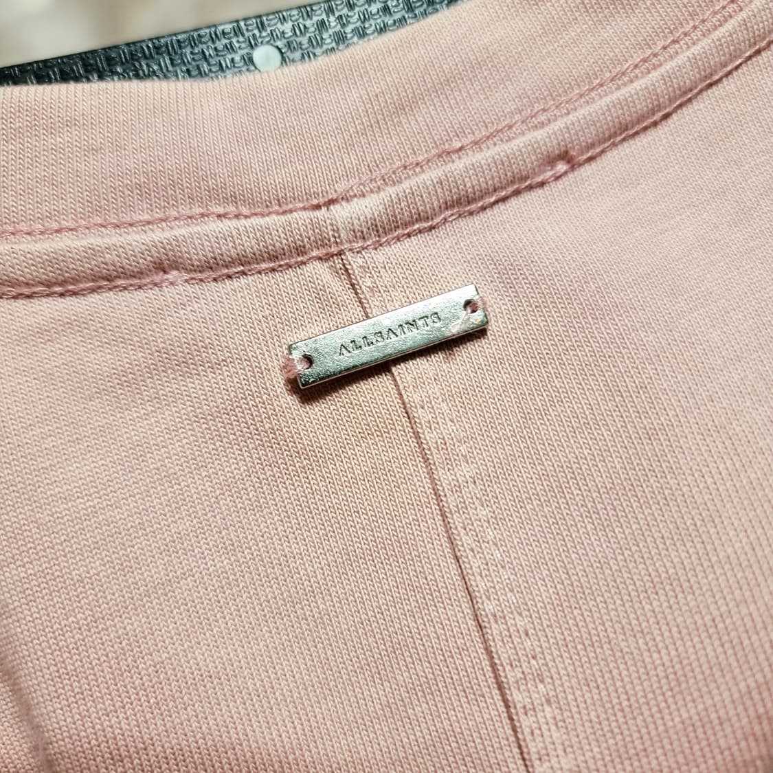 올세인츠 크롭 셔링 가오리핏 코튼 티 (55-66/표기S) 상태완벽 상품이미지3