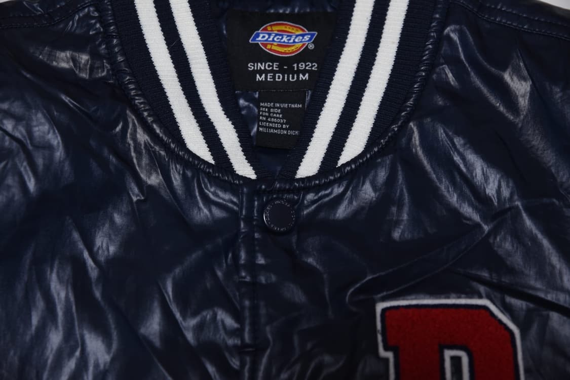  Dickies 야구 점퍼 네이비 M 95 상품이미지4