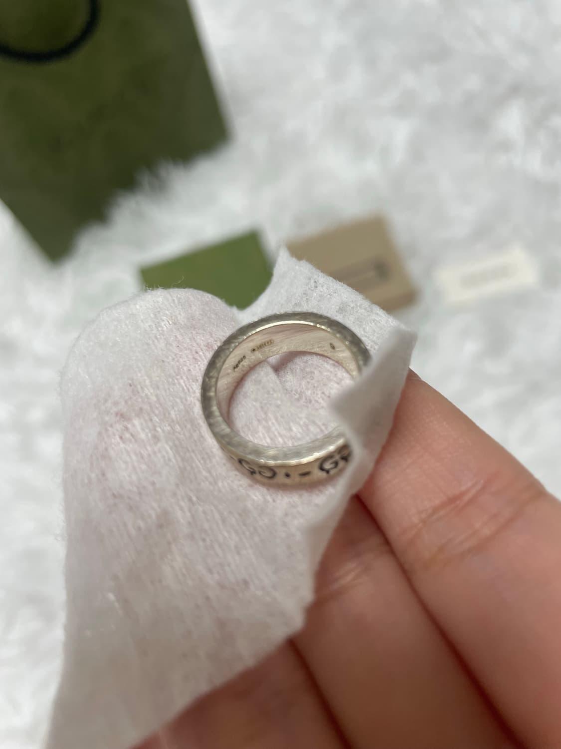 구찌 고스트 반지 9호 상품이미지4