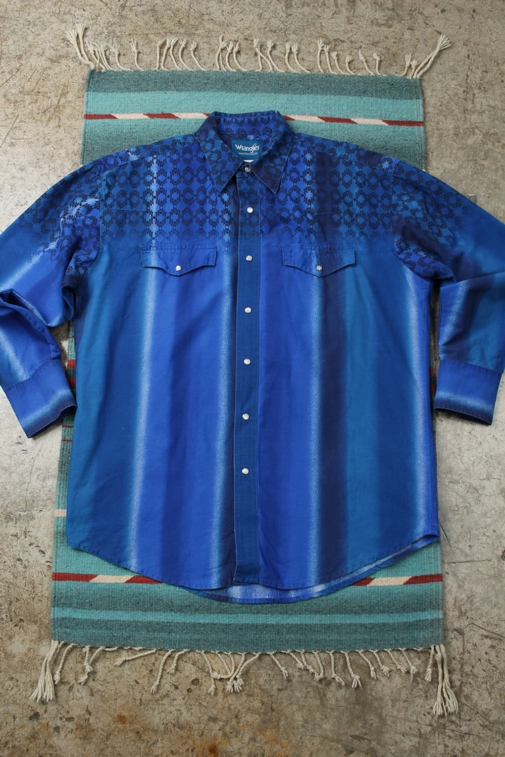 90년대 아메리칸 빈티지 랭글러 웨스턴 셔츠 상품이미지1