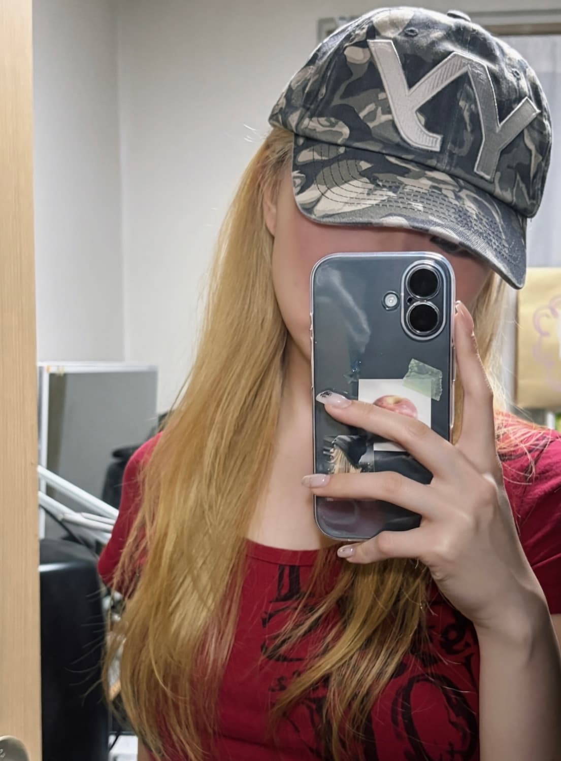 Open yy 카모 볼캡 상품이미지4