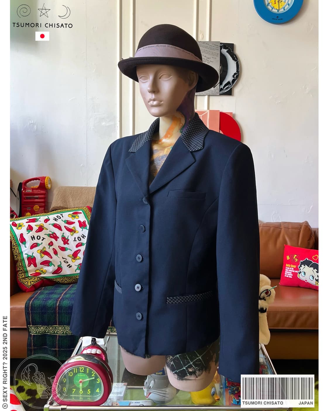 TSUMORI CHISATO Navy Tailored Jacket 상품이미지1