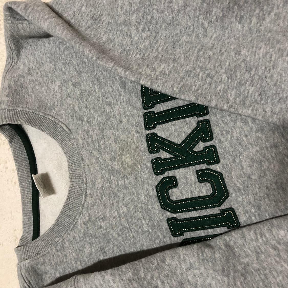 디키즈 그린 로고 맨투맨 L 상품이미지2