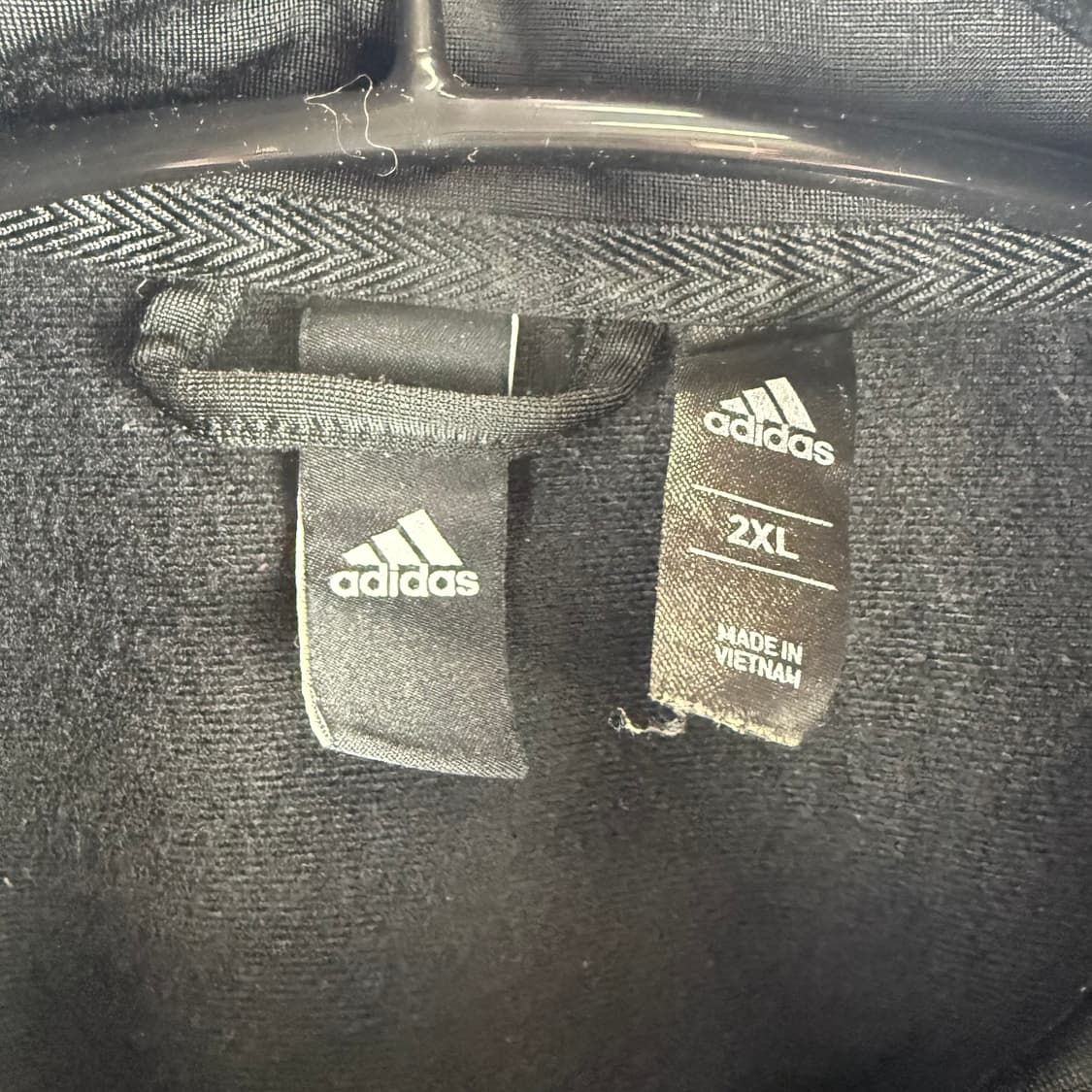 (무료배송)2XL) 아디다스 삼선 트랙탑 져지 블랙 상품이미지3