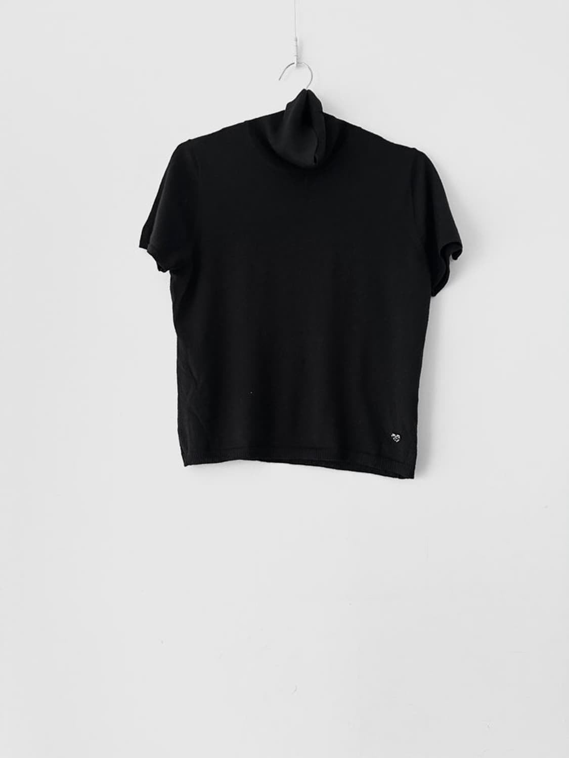 High neck half knit / black 상품이미지1