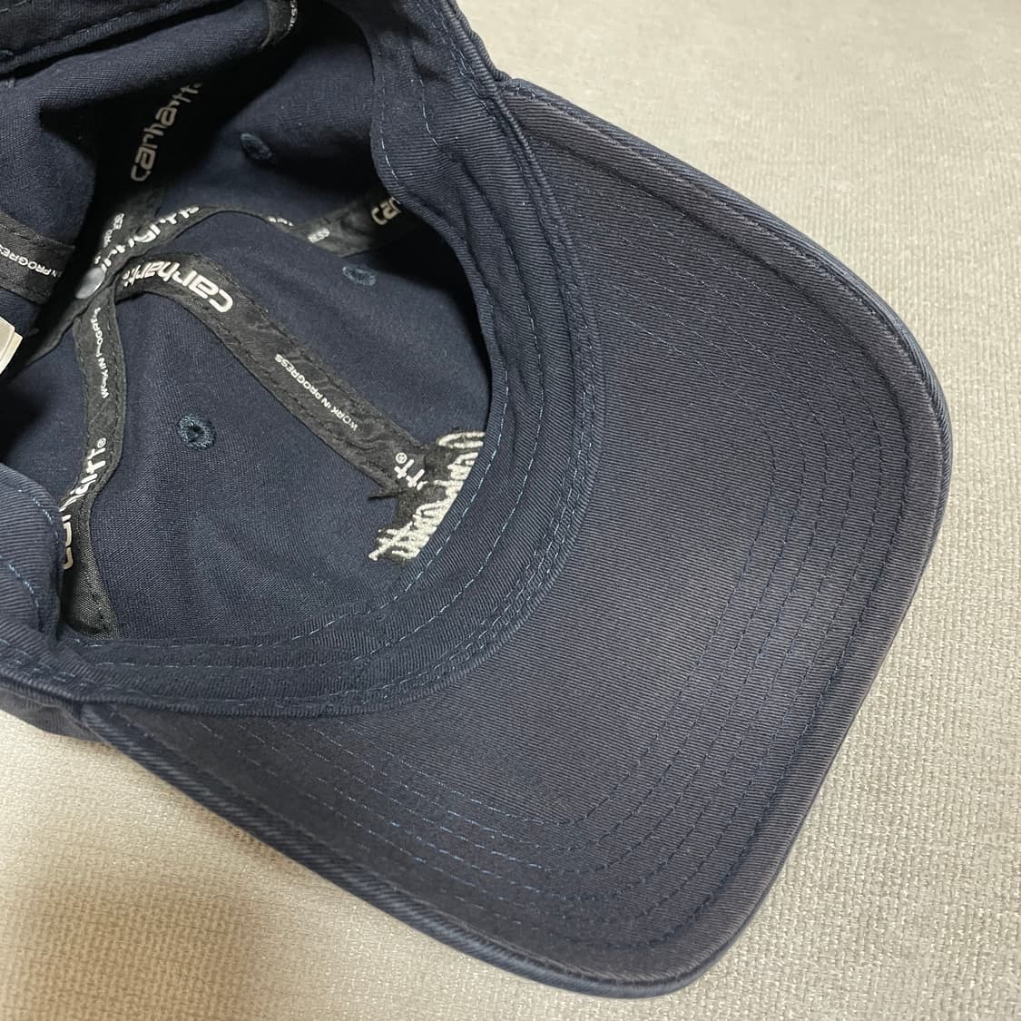 칼하트 이니셜 볼캡(네이비) 상품이미지6