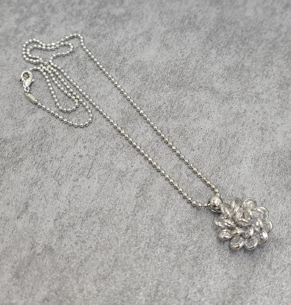 crystal flower necklace 상품이미지3
