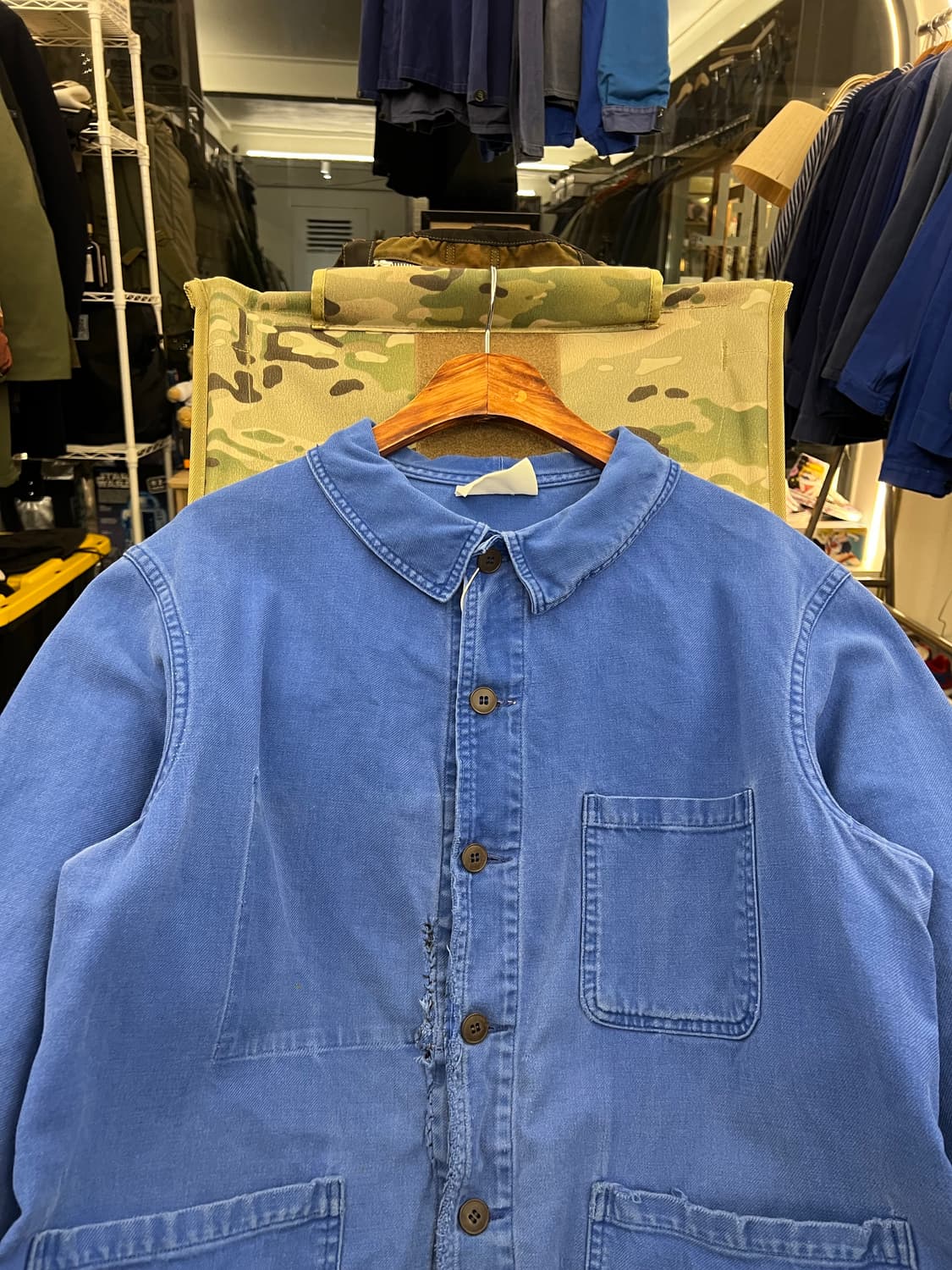 1950/60s OLD MODEL HARD FADED 빈티지프렌치워크자켓 상품이미지5