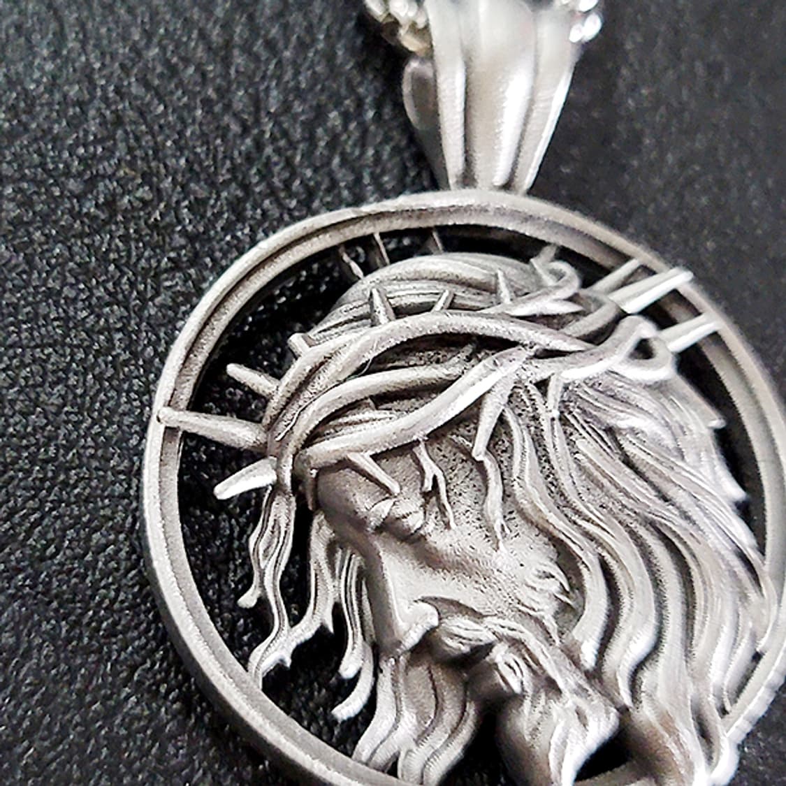 예슈아 주석 천주교 기독교 펜던트 클래식 예수 남자 목걸이 상품이미지4