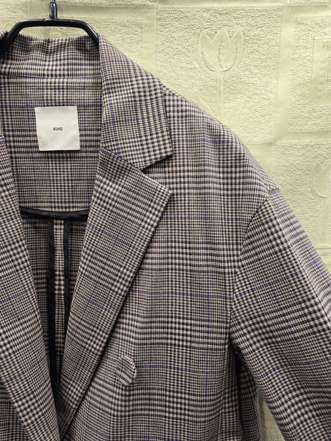 구호 KUHO 체크 봄가을 롱 코트 82(S) 상품이미지3