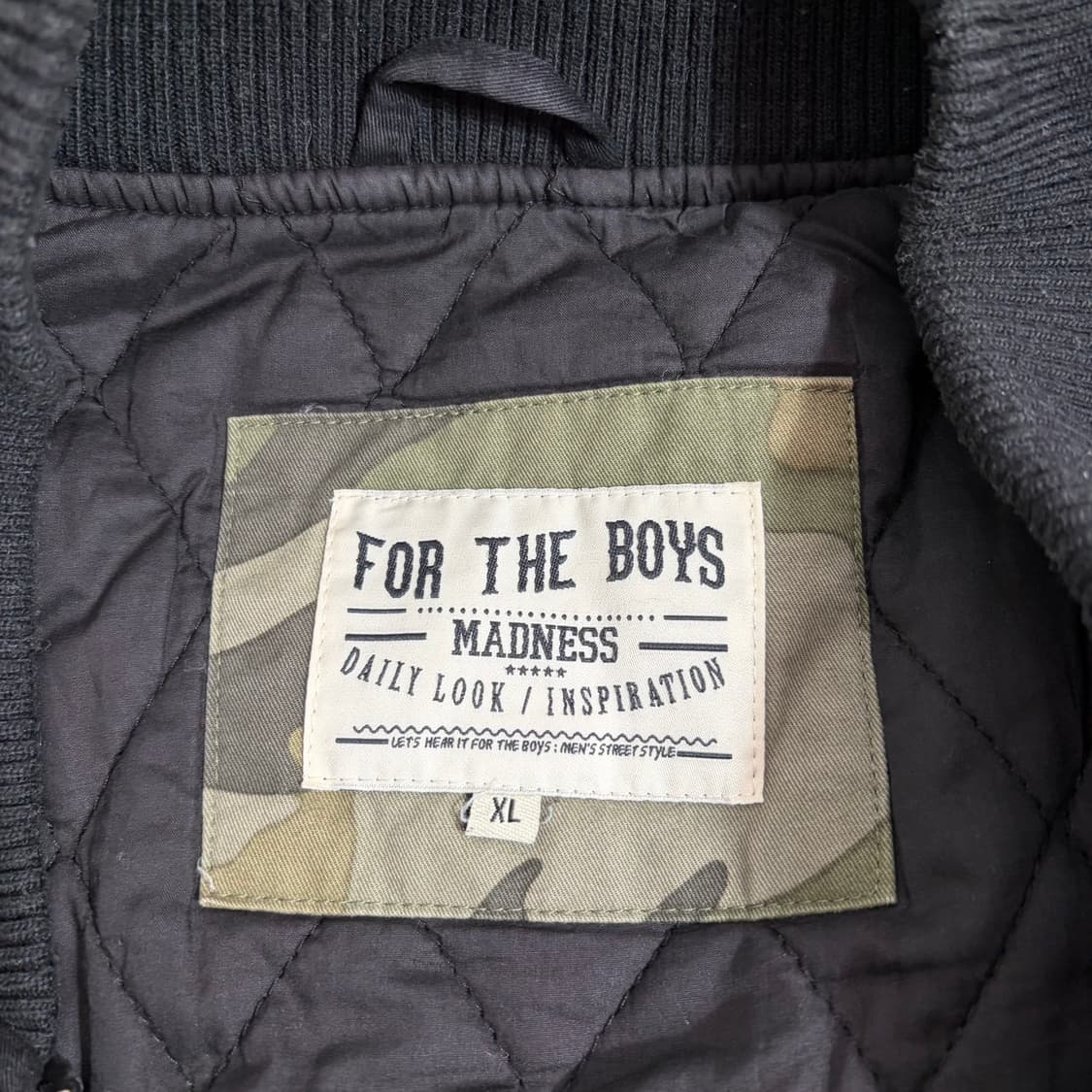 THEMADNESS 항공 점퍼 블랙(XL) 상품이미지3