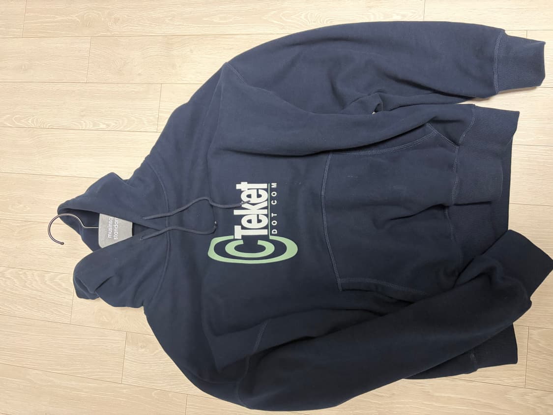 (테켓) 심볼 로고 후드티 네이비 m 상품이미지2