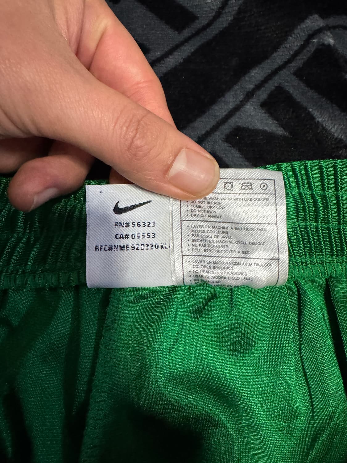 나이키 배스킷볼 쇼츠 그린 화이트 상품이미지6