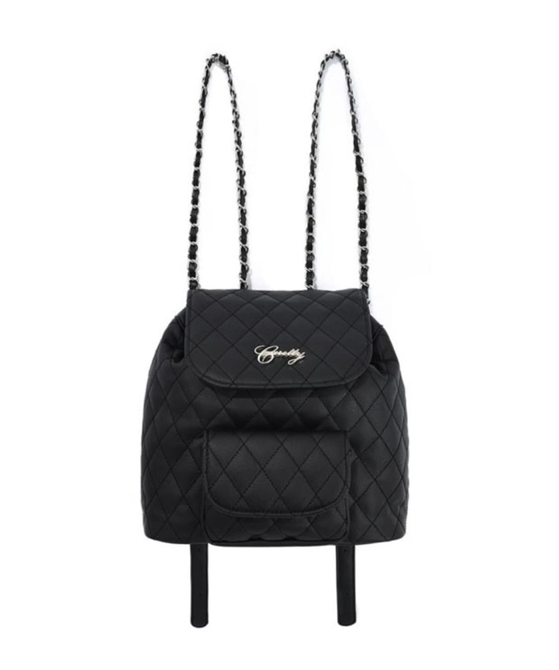 큐리티 메탈 로고 미니 백팩 체인백 상품이미지1