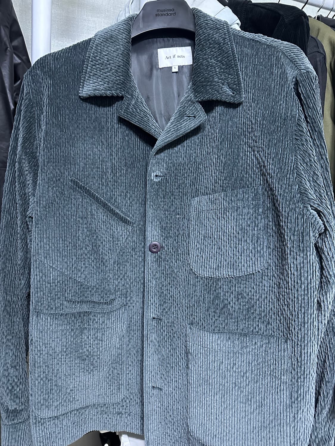 아트이프액츠 Corduroy French Work Jacket L 상품이미지4