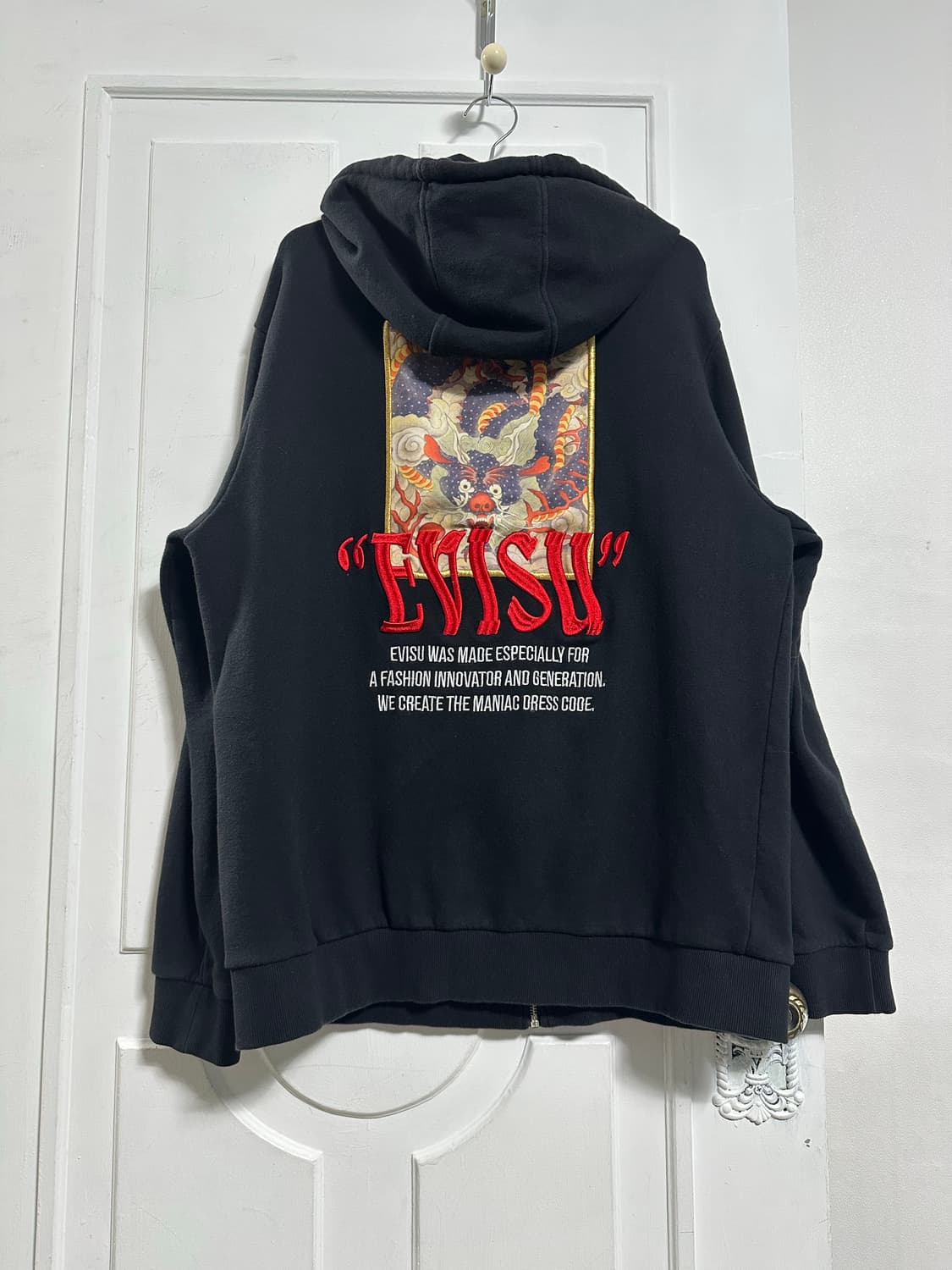 에비수 프린팅 후드집업 상품이미지2