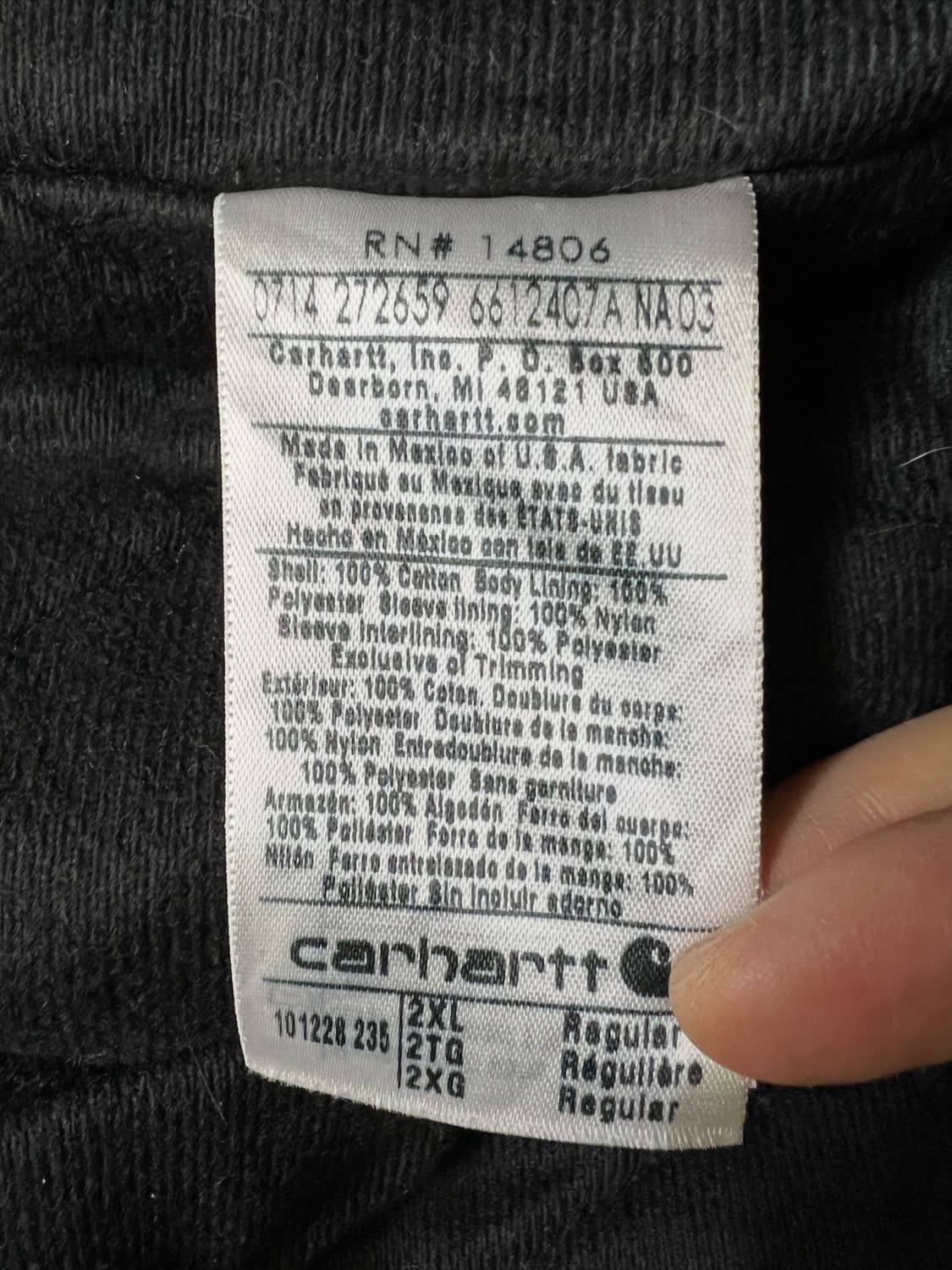 칼하트 뱅크스톤 워크자켓 상품이미지5