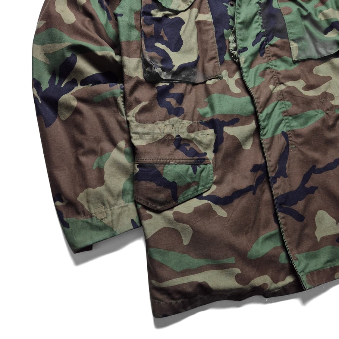[S] 80s 빈티지 우드랜드 카모 m65 필드자켓 상품이미지3