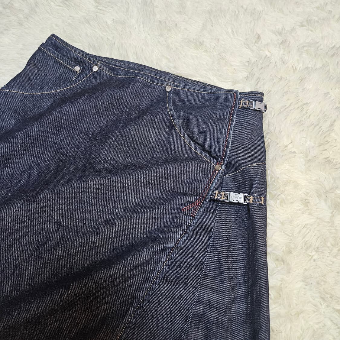 리바이스(Levis) 00's 엔지니어드 렙 스커트 27 상품이미지5