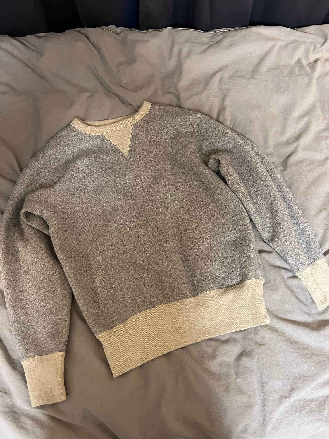 브론슨 헤비웨이트 그레이 맨투맨 스웻 M 38 새제품 상품이미지1