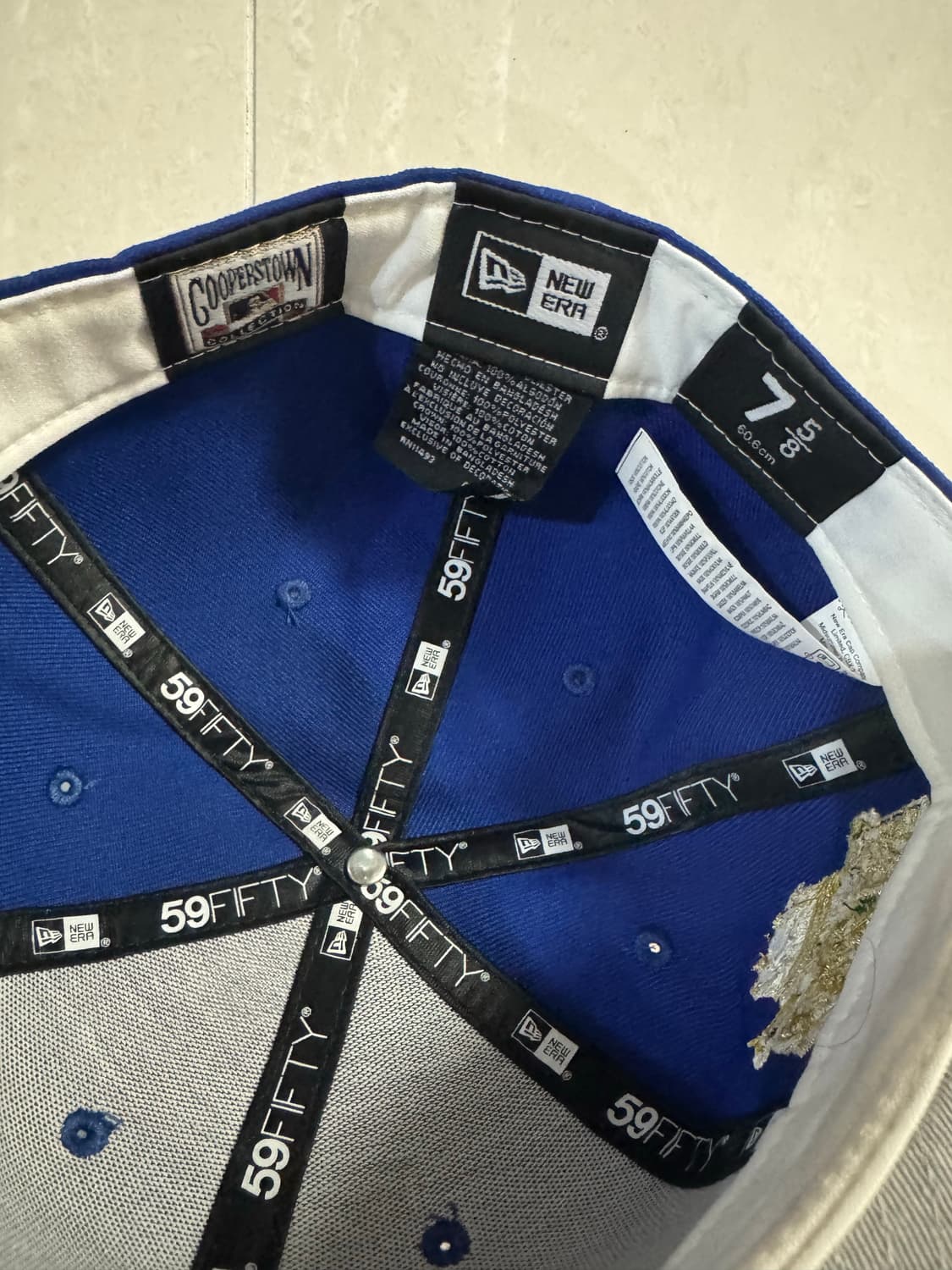 뉴에라 캔자스시티 로열스 팀 캡 5/8 미시착 처분  상품이미지3