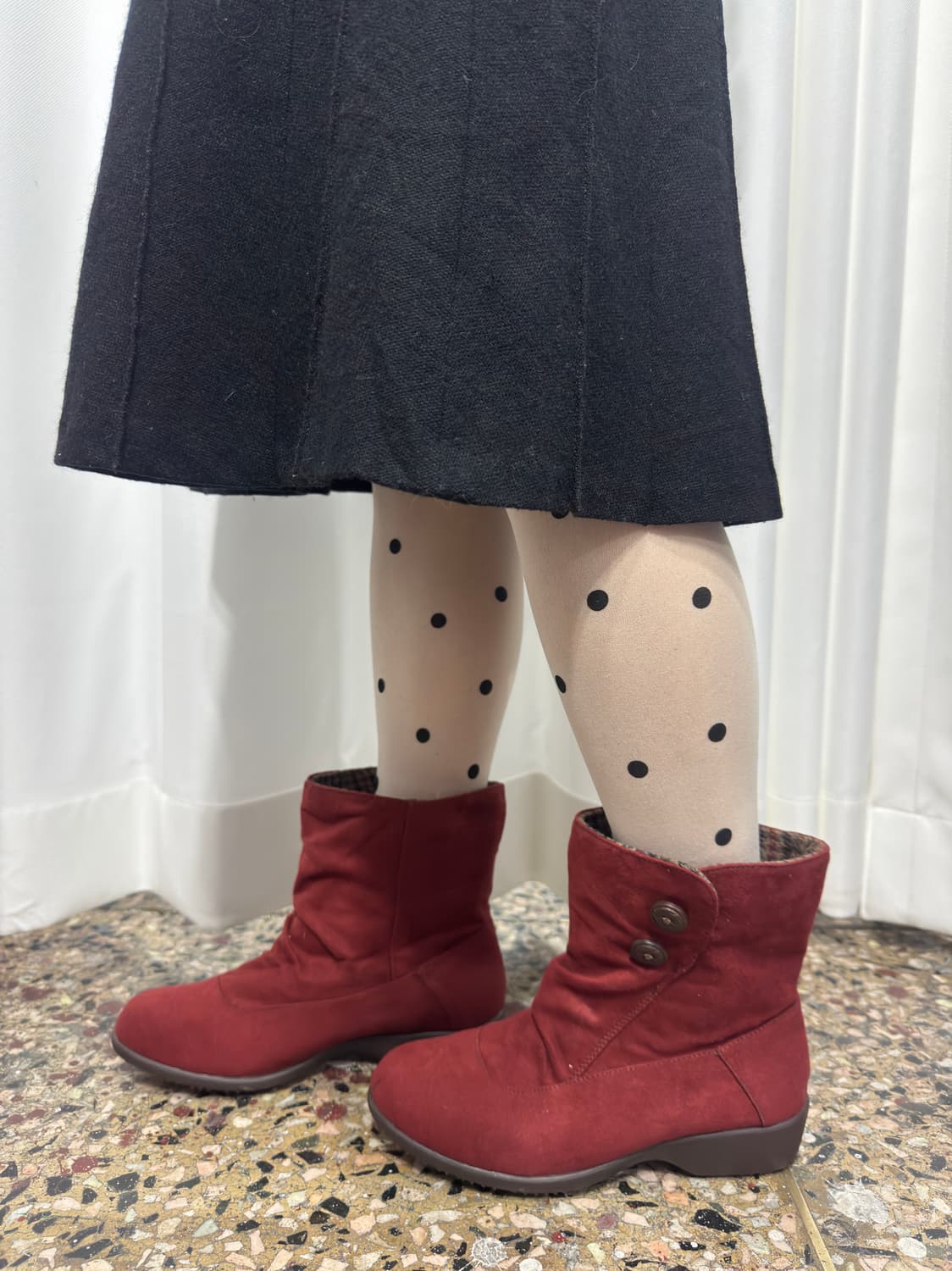 topaz suede button boots 상품이미지1