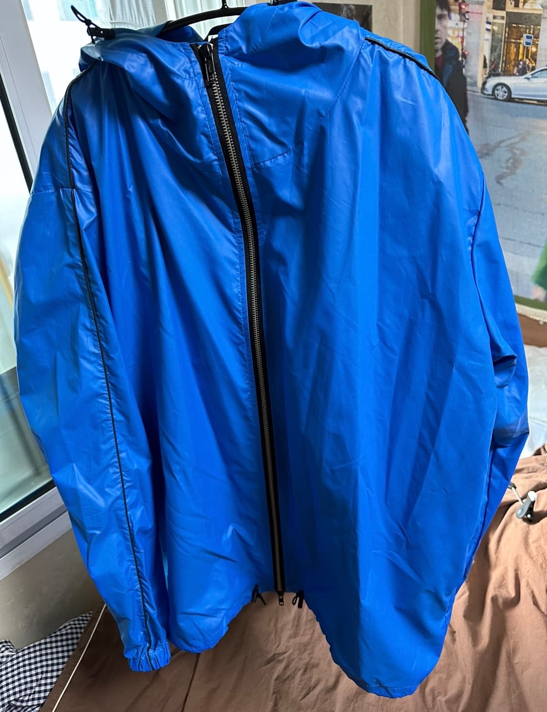 플라스틱 프로덕트 파이핑 후드 자켓 L 상품이미지1