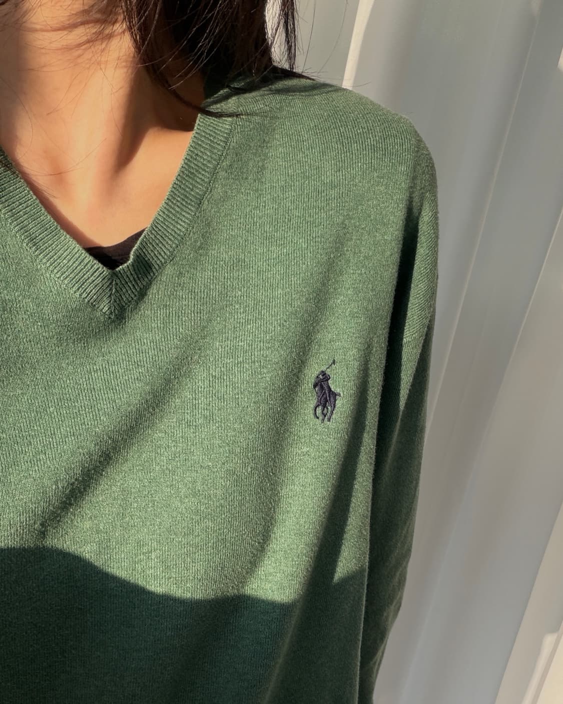 [L]폴로 랄프로렌 피마 코튼 브이넥 니트  상품이미지2